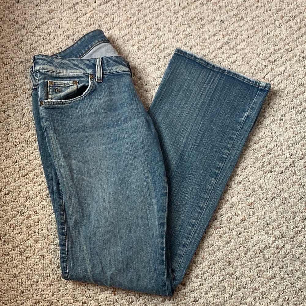 Mavi Mindi Low Rise Bootcut Jeans Size 29 Dark Wash Stretch Denim